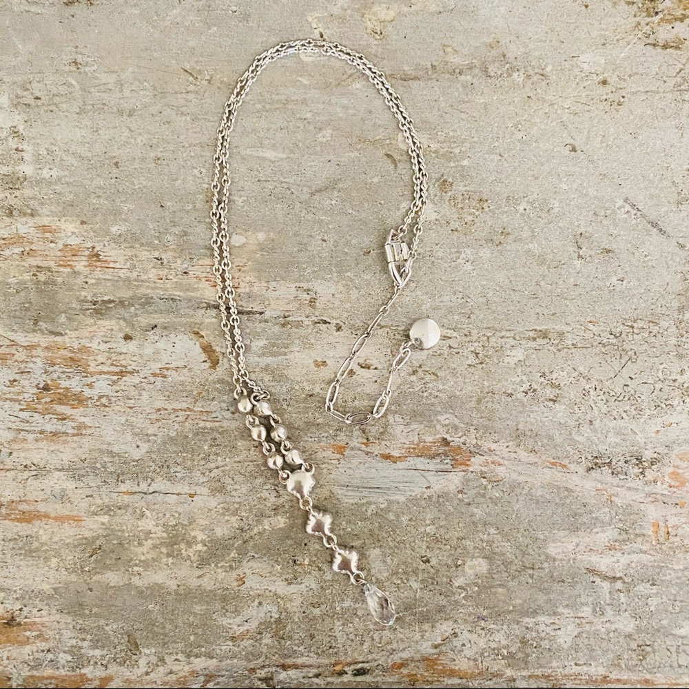 Givenchy Silver & Diamond Statement Necklace - image 3